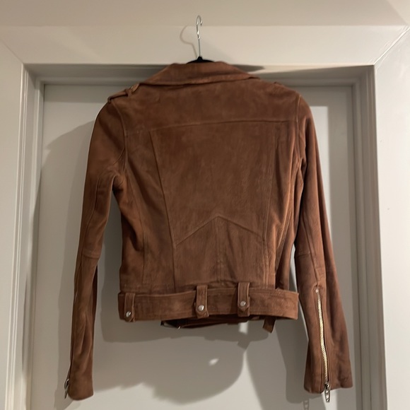 Anthropologie Brown Suede Biker Jacket (Brand: BlankNYC) - Picture 2 of 3